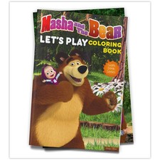 Masha And The Bear - Let's Play: Giant Colorin by Wonder House Books PB New