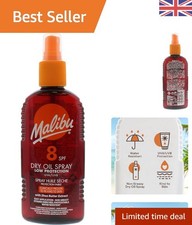 Water-Resistant SPF 8 Non-Greasy Dry Oil Spray with Shea Butter – 200ml 44.95 per litre