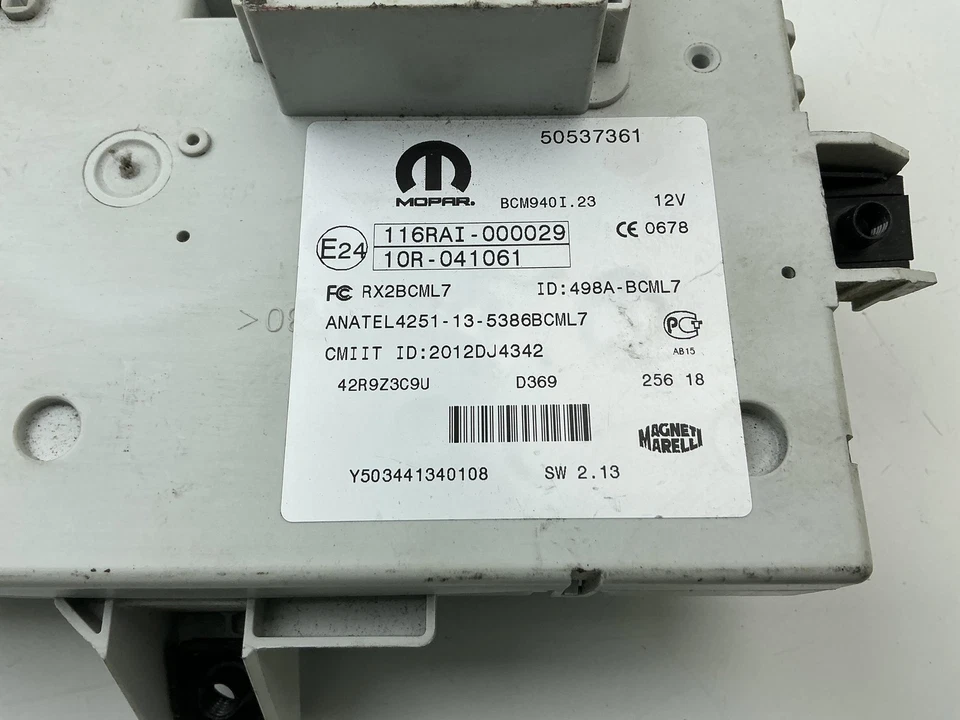 BODY COMPUTER PER ALFA ROMEO Giulietta Serie (940_) 50537361 (10>13) - Immagine 3 di 3