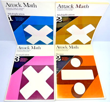 Attack Math Book Lot Carole Greenes Multiplication Division Multiplication