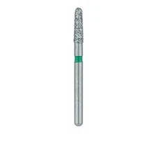 Meisinger 849G-018-FG Round End Taper Chamfer Coarse Grit Diamond Burs 5/Pk