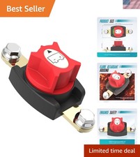 Side Post Battery Disconnect Switch, On/Off Battery Power Cut Off Switch 275A...