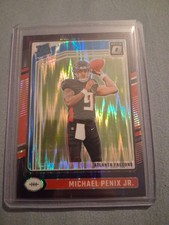 2024 Donruss Optic Rated Rookie Michael Penix Jr. #279 Purple Shock Prizm (RC)