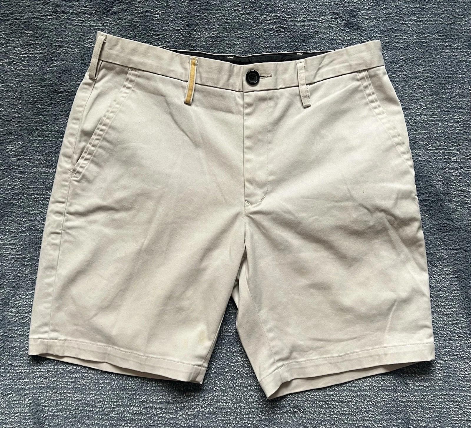 Johnbull Beige Casual Shorts Men’s Size L – Slim Fit Chino Style