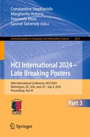 Hci International 2024 - Late Breaking Posters Constantine Stephanidis (U. A.)