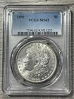 1890 MORGAN DOLLAR PCGS MS62
