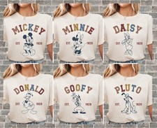 Retro Mickey Friends Retro Disney Unisex Custom Hoodie Tshirt Men Women N908