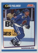 1991-92 Score Canadian Bilingual Greg Paslawski #579 0a4