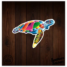 Sea Turtle - Vinyl Decal Sticker - Car Window Laptop - ebn8589