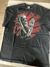Gabriel Frias Authentic Praying Skull Shirt 2XL Signed Rare Limited Edition