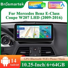 10,25" 6+64GB Navi F&uuml;r Mercedes E-Coupe W207 C207 A207 NTG 4.0 Autoradio CarPlay