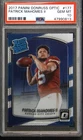 2017 PANINI DONRUSS OPTIC #177 PATRICK MAHOMES II ROOKIE RC PSA 10
