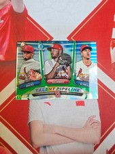 2018 Bowman Chrome Insert Talent Pipeline Green St. Louis Cardinals /99