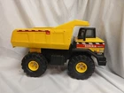Vintage 1999 Mighty Tonka 768 Hasbro Pressed Steel Yellow Dump Truck Toy