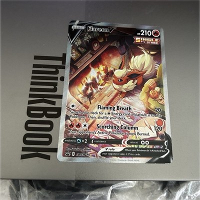 Pokémon Flareon V SWSH179 Sword & Shield Promo Holo - Basic, 210 HP