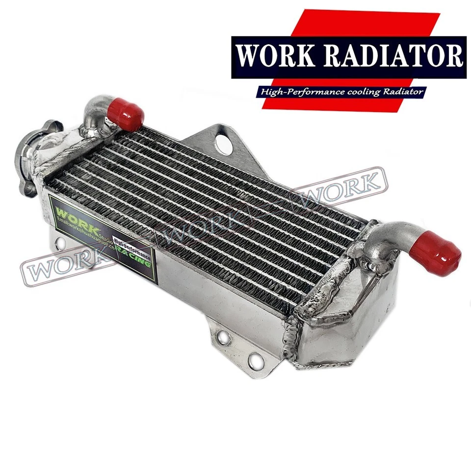 Radiador de aluminio y manguera verde para 00-2023 Kawasaki KX65/RM65 2000-2012 2007 2009 Foto 2 de 4