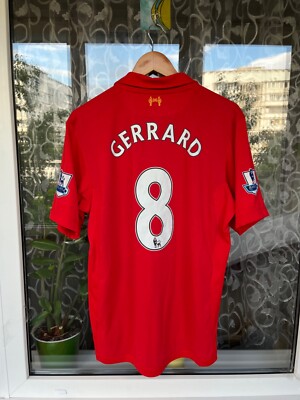 リバプールFC GERRARD 8番 レッドジャージ Liverpool FC 2006 2007 Home Jersey #8 Gerrard Adidas Red