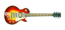Pete Townshend's Gibson Les Paul Deluxe #8 Greeting Card, DL size