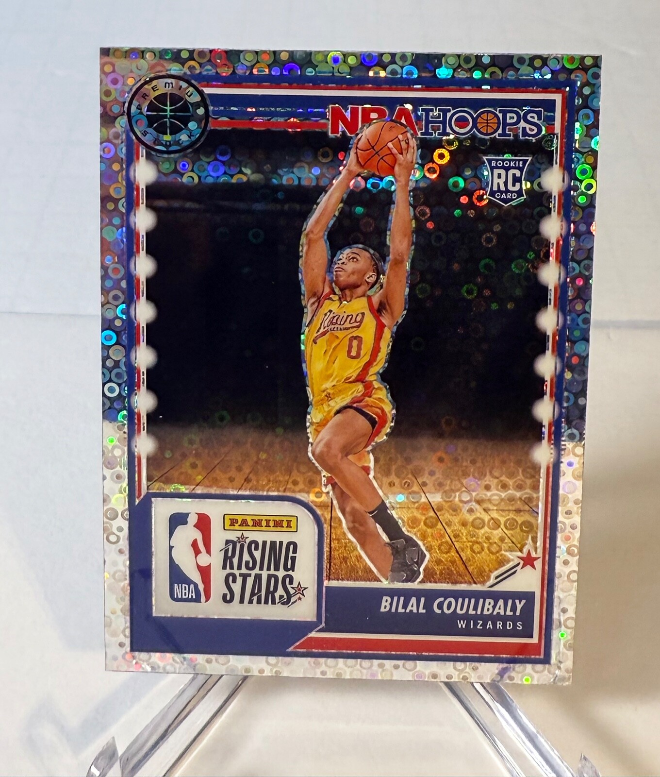 2023 NBA Hoops Premium Stock Bilal Coulibaly Rookie #287 Fast Break Disco (RC)