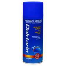 Daktarin Spray 100g Pressurised For Athlete's Foot Broad Spectrum Antifungal