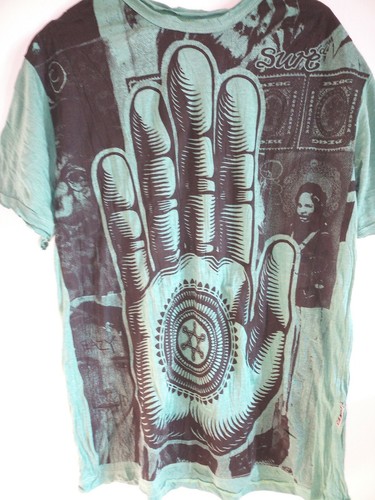T-shirt SURE Original -BUDDHA HAND MANDALA - Ethnic quality T-Shirt 100% coton L - Foto 29 di 32