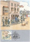 1987 Australia Philatelic Card 1 - The First Fleet: Departure - 36 Cent Stamp