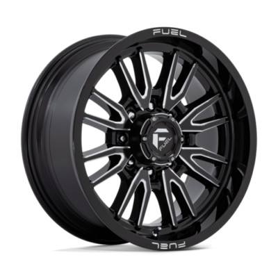 20 Inch Black Wheels Rims Fuel Clash D761 Chevy GMC 2500 3500 Truck 20x9'' 8x180