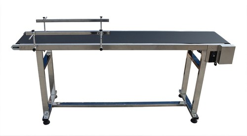 11.8x70.9'' Electric Conveyor w/ Double Guardrail PVC Belt Adjustable Speed 110V - Picture 4 of 8