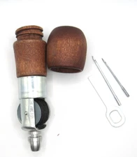 VINTAGE C.A. MYERS CO FAMOUS LOCK STITCH SEWING AWL WITH INSTRUCTIONS