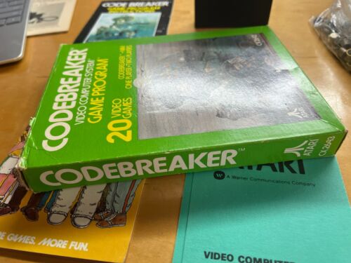 CODEBREAKER (Atari 2600, 1978) Complete Manual Box Tested CX-2643 - Picture 5 of 6