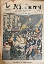 Small Journal 1900 No. 549 Riots in Barcelona - Death of the Bear Martin