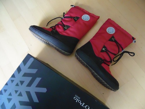 Botas de nieve botas marc O 'Polo 37 rojo/marrón NUEVO | eBay