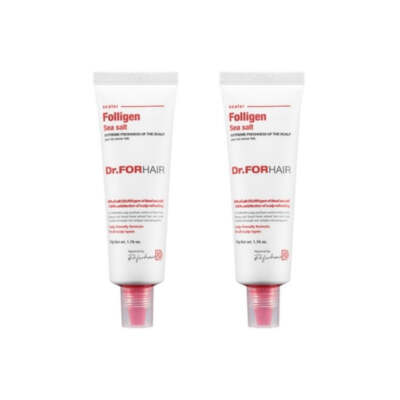 Dr.ForHair Folligen Meersalz Kopfhaut Scaler 50g * 2 Stück - KOSTENLOSER VERSAND