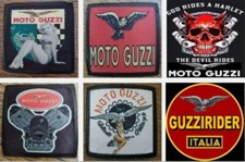 MOTO GUZZI RIDER PIN UP GIRL ITALIAN MOTORCYCLE BIKER CUSTOM SEW / IRON ON PATCH