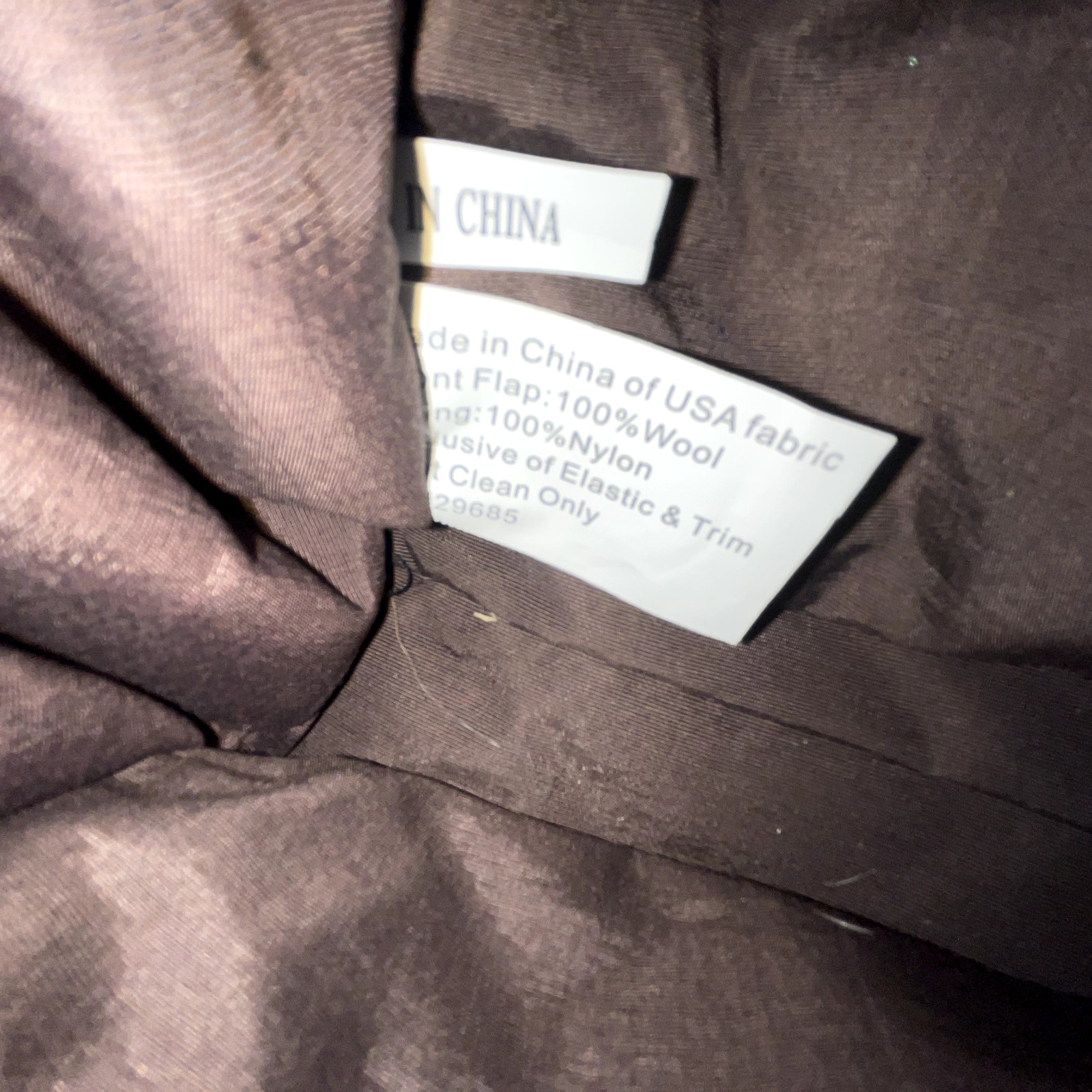 Pendleton Wool Adjustable Back Pack - image 2