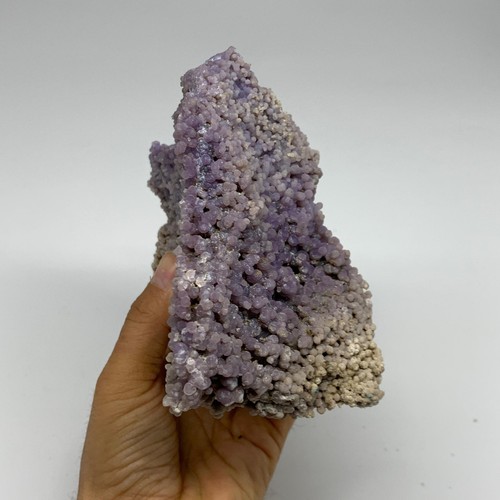 3.4 lbs, 7.4"x4.9"x2.8", Rough Grape Agate Crystal Mineral Specimens,B32634 - Picture 5 of 10