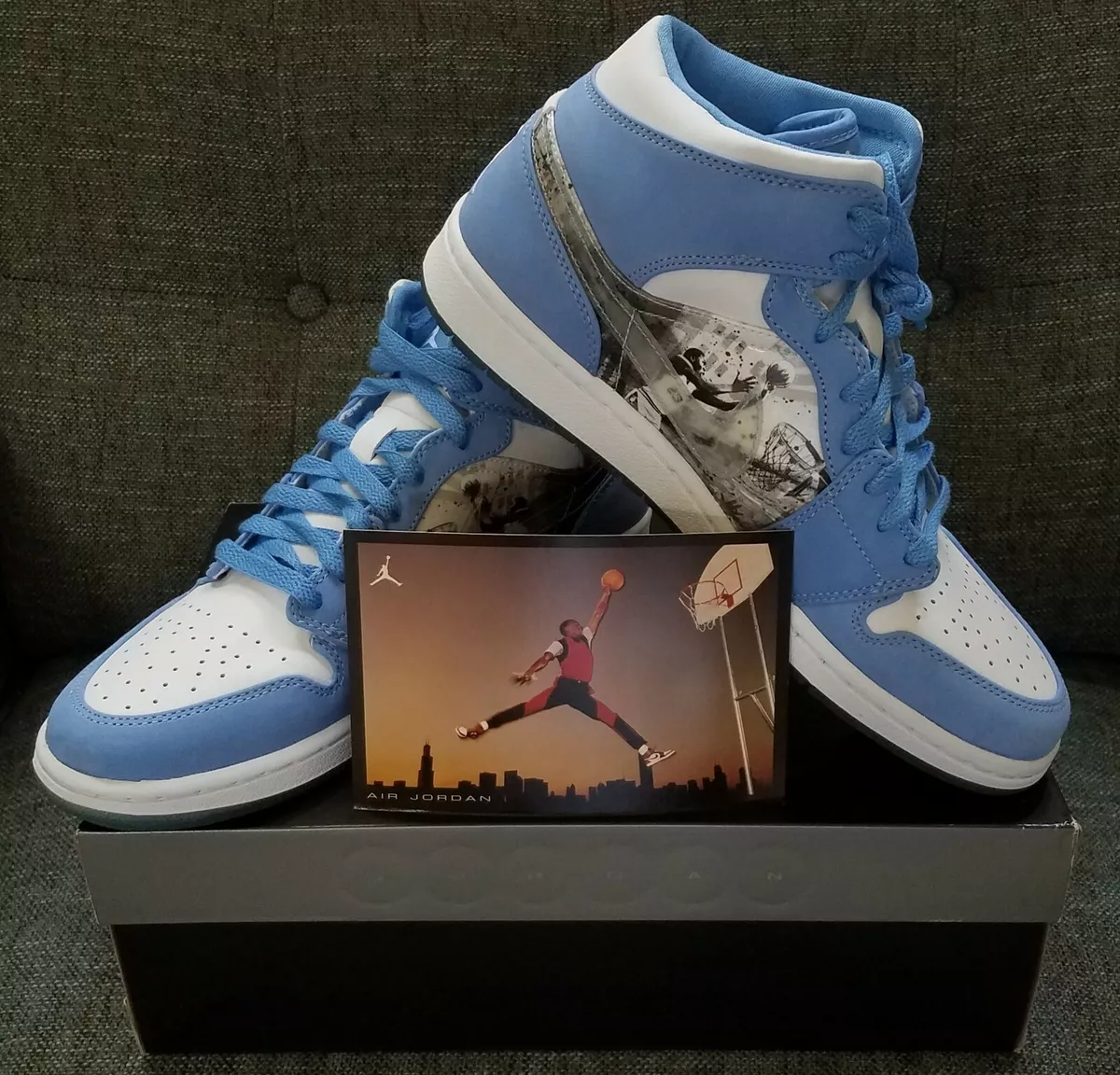 Nike Air Jordan 1 Retro Alpha 2007 US Size 9.5 With Retro Card NEW