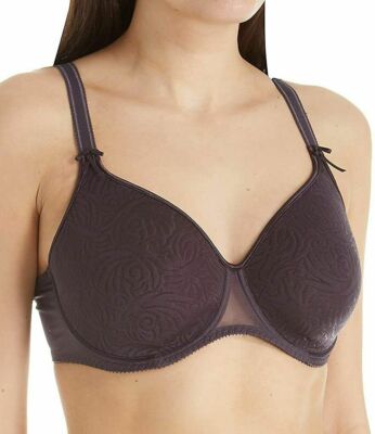 Empreinte Verity Bra Ardoise Slate Size 34C Padded Spacer Full Cup T-Shirt 40173