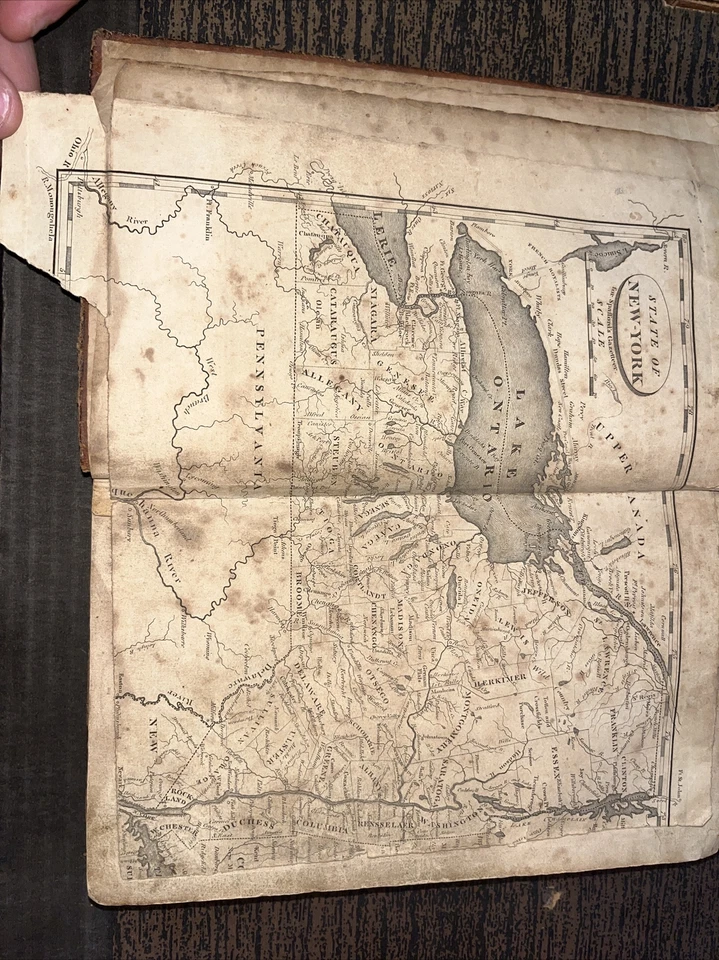 a gazetteer of the state of new york por Horatio Spafford 1813 - Imagem 2 de 4