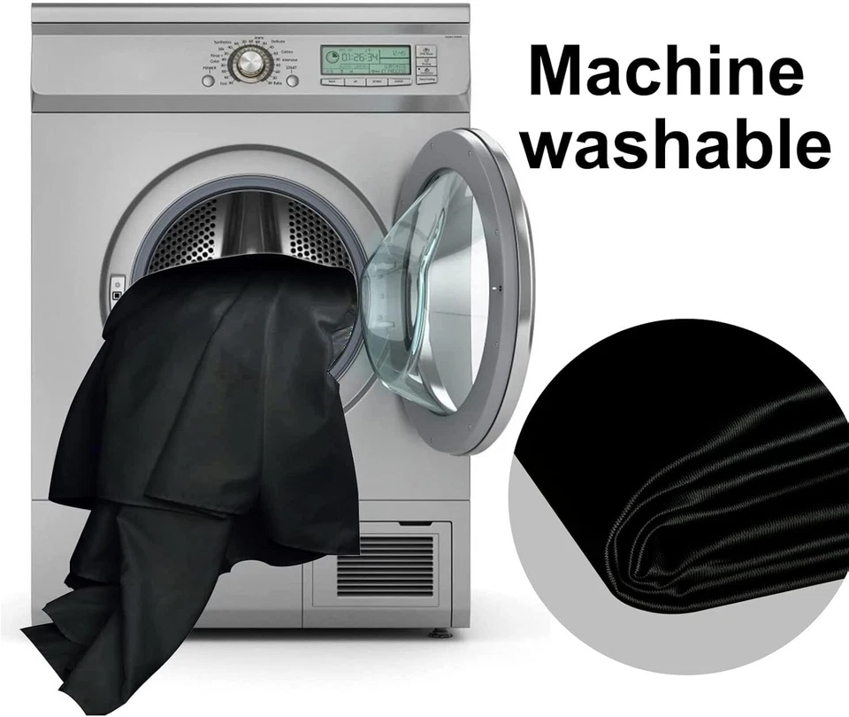 Cubierta impermeable para lavadora, cubierta para lavadora/secadora para máquina de carga frontal Foto 4 de 4
