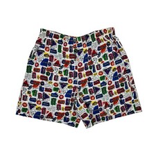 Vintage 1980s Shorts Tourist Travel Novelty Print Women's High Waisted Jantzen