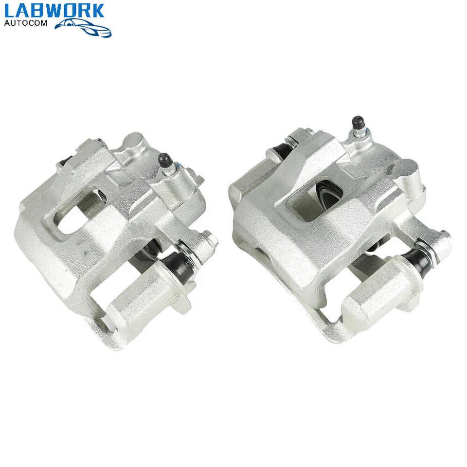 2x Brake Calipers Single Piston for Nissan Pickup 1986-2004 D21 Front Left&Right - Image 3 of 4