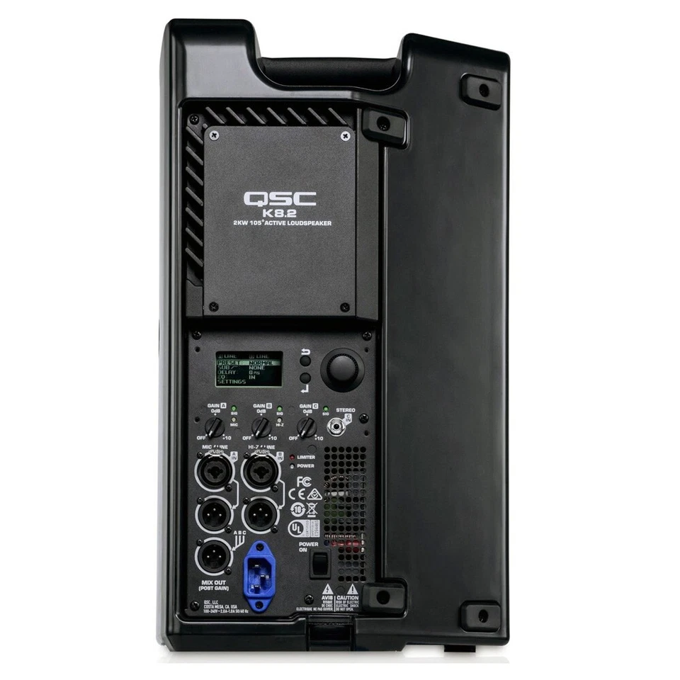 QSC K8.2 8" 2-Way Active LoudSpeaker 2000W PA Speaker / Stage Monitor Speaker - Image 2 of 2