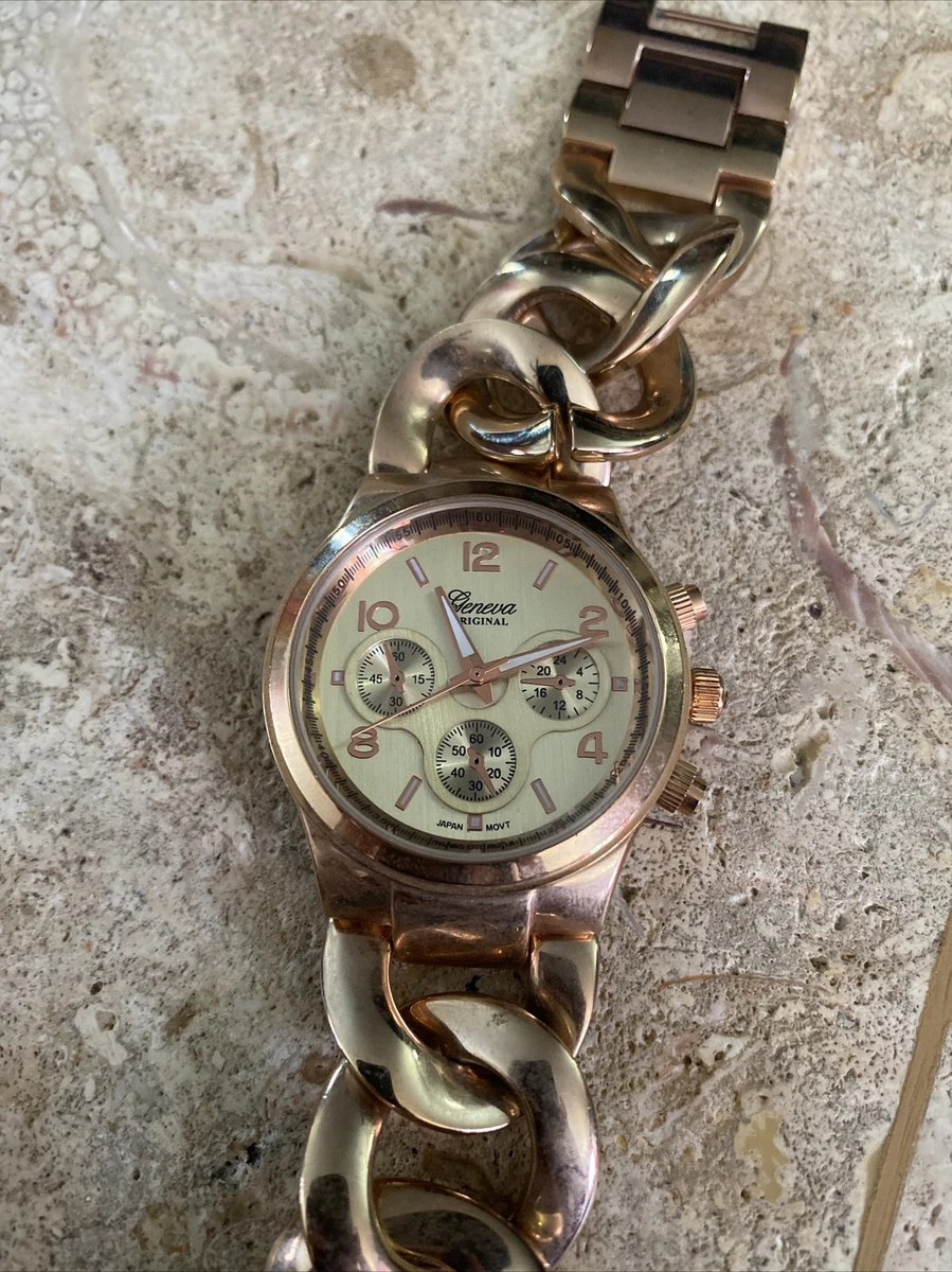 Women's chain shop link watch