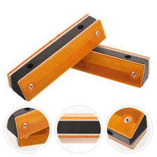 4 Pcs Reflectors for Driveway Entrance Rectangular Road Marker Inducement