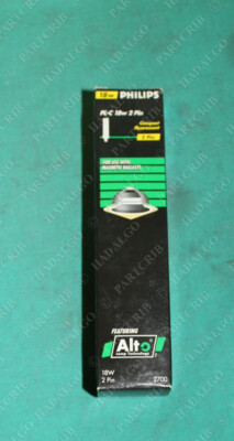 Philips, PL-C, Compact Flourescent Bulb 18W/27/2P NEW