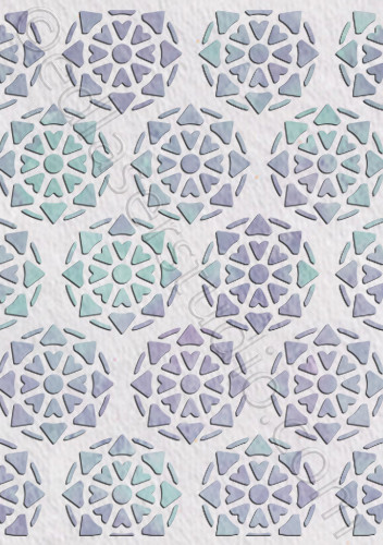 Moroccan Stencil Allover Pattern Paint Furniture Wall Reusable Crafts Art TE207 - Picture 7 of 7