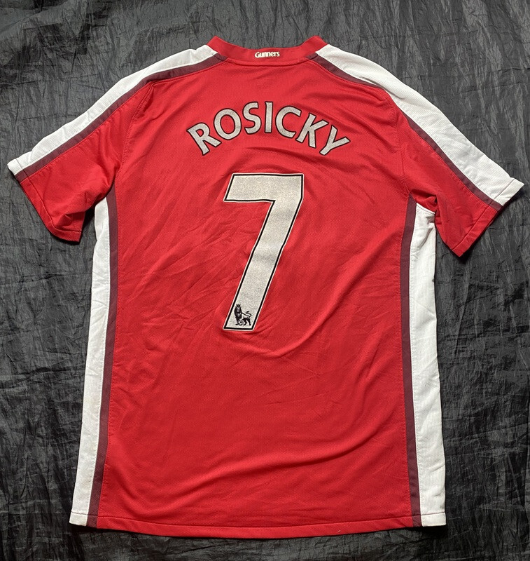 Tomas Rosicky #8 ARSENAL LONDON away shirt jersey NIKE 2008-2010