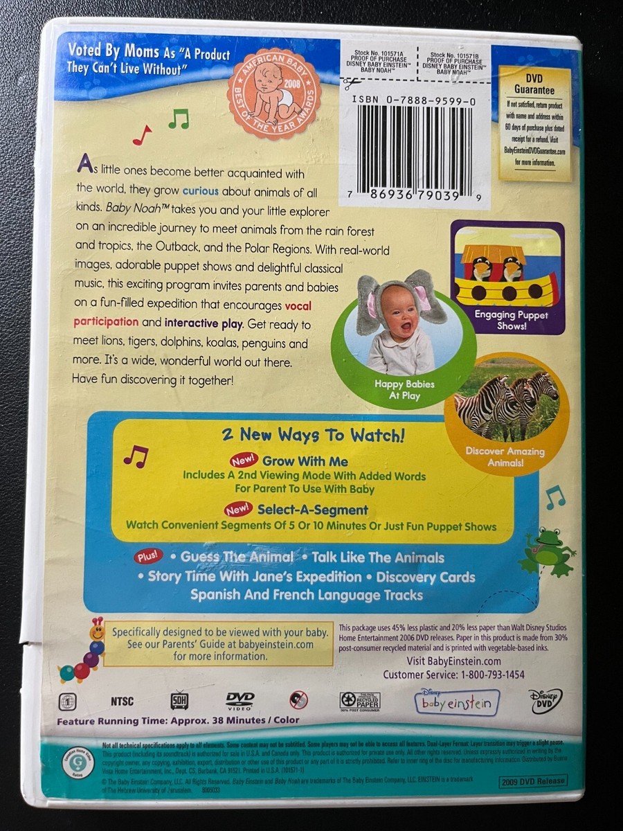 その他 Baby Noah [DVD] Baby Einstein: Baby Noah [DVD] - DVD Rare | eBay