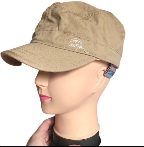 Vintage Y2K Tan MTV NYC Military Cap 